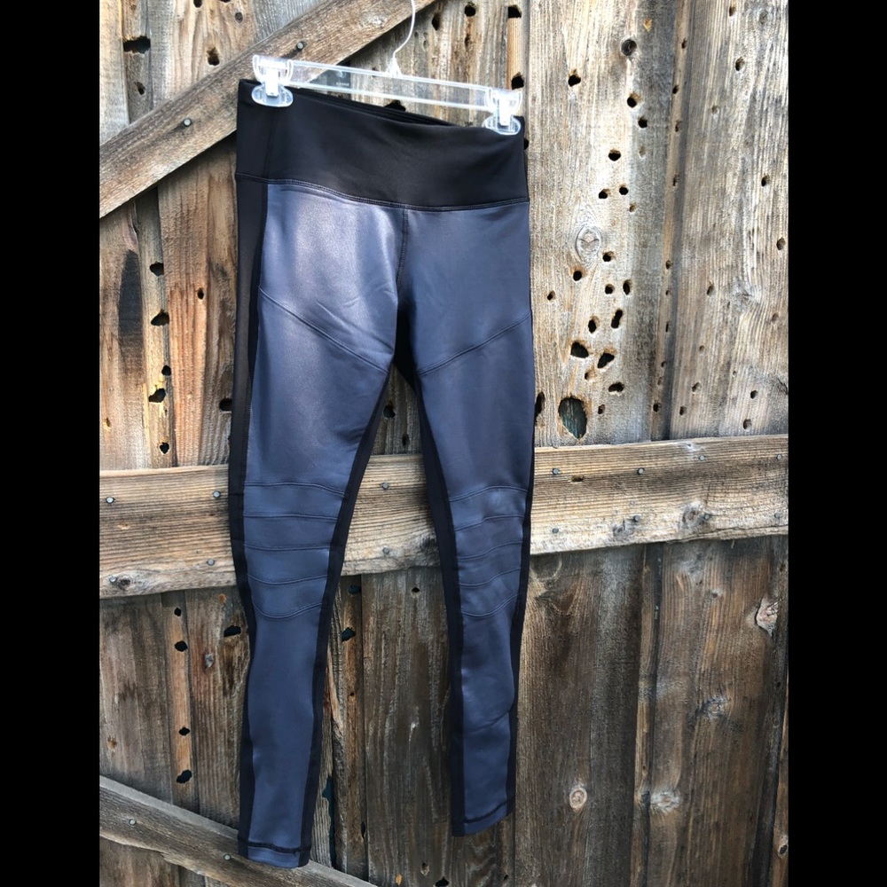 NEW 90 DEGREE by Reflex Black Gray Exercise Pants